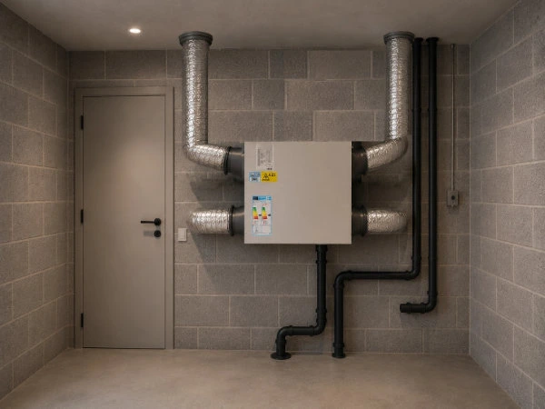 Villaclim23 installée en local technique